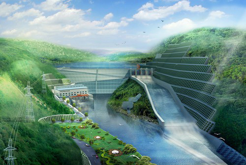 江边乡老挝南塔河1号水电站项目